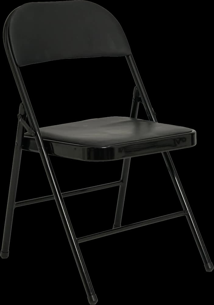Padded folding chair